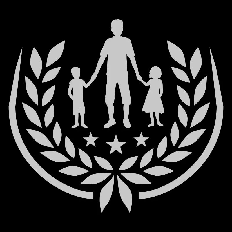 Tochter Sohn Papa Kinder