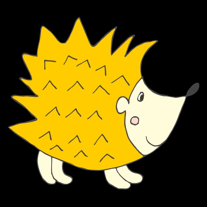 Hérisson jaune