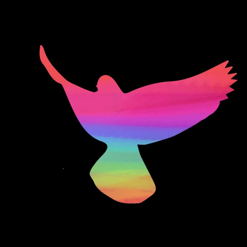 tauben,taube,vögel,regenbogen,bunt,graffiti,