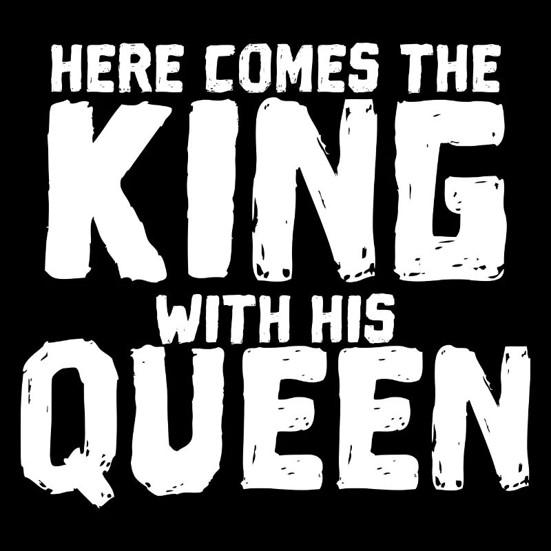 Here comes the king with his queen | Pair
