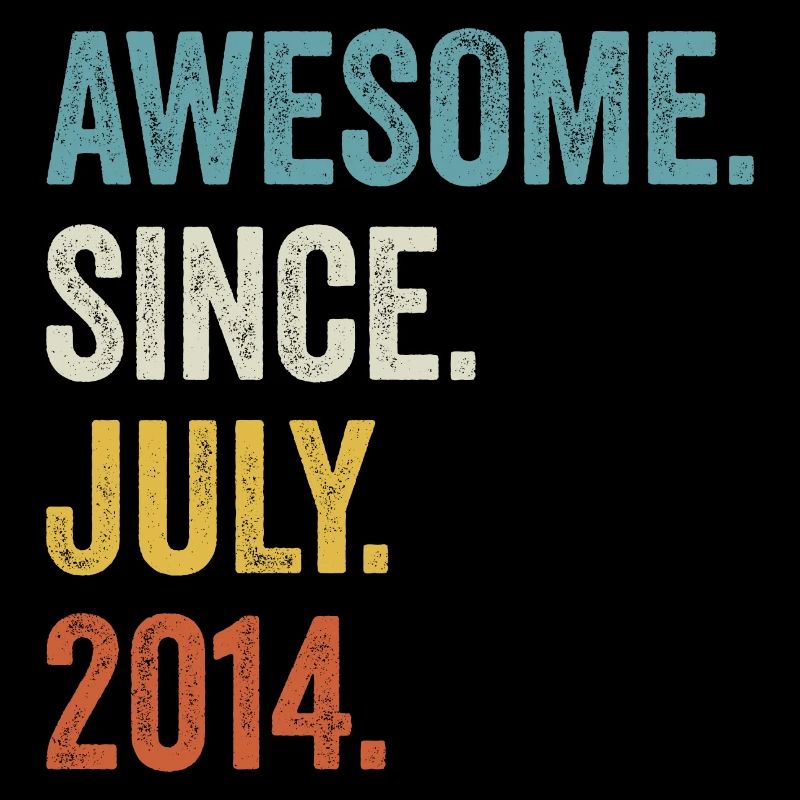 Awesome Since July 2014 8. Geburtstag
