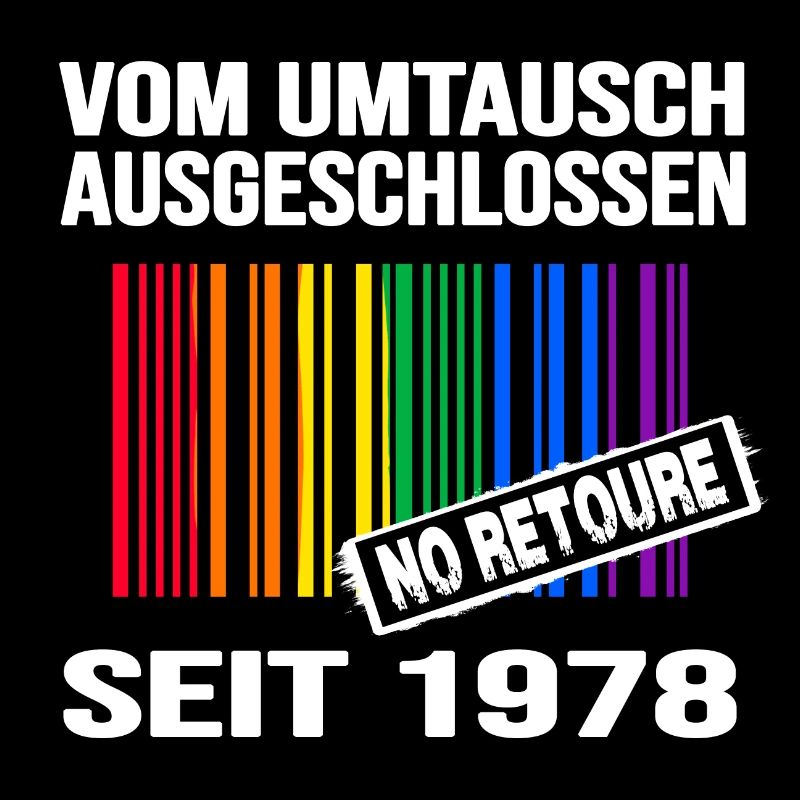 1978 geburtstag lgbt regenbogen pride birthday