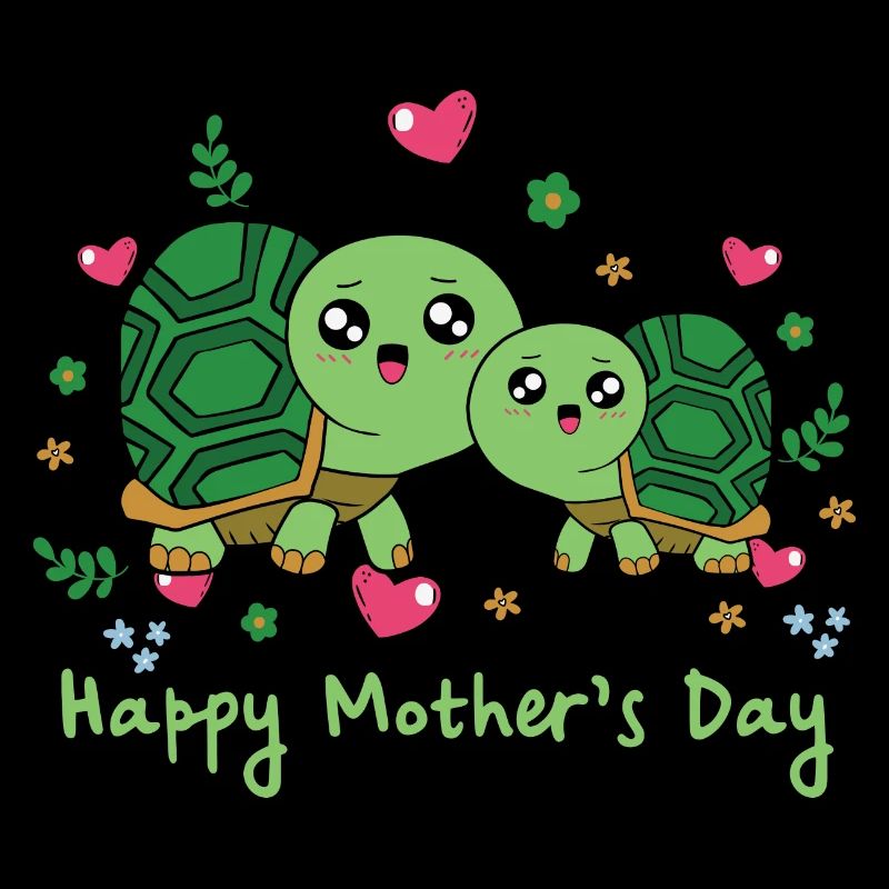 Animal Mom Turtle zum Muttertag