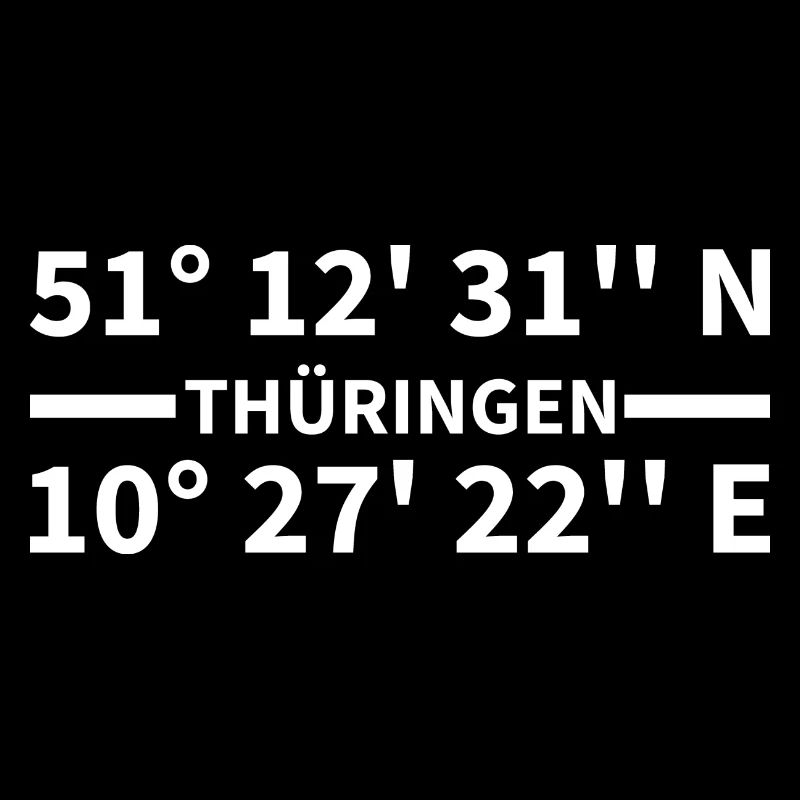 Thuringia coordinates