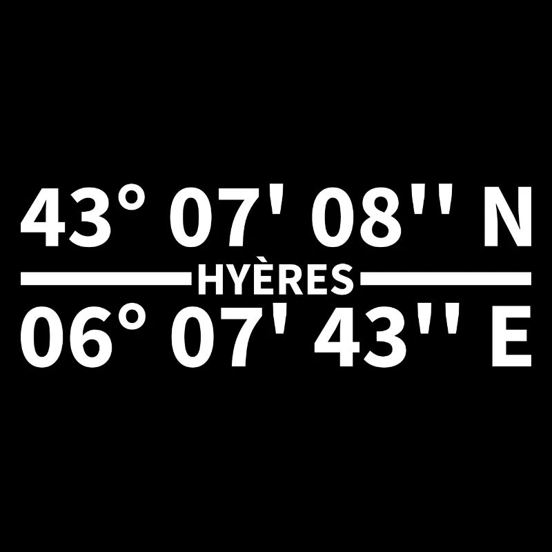 Coordonnées de Hyères