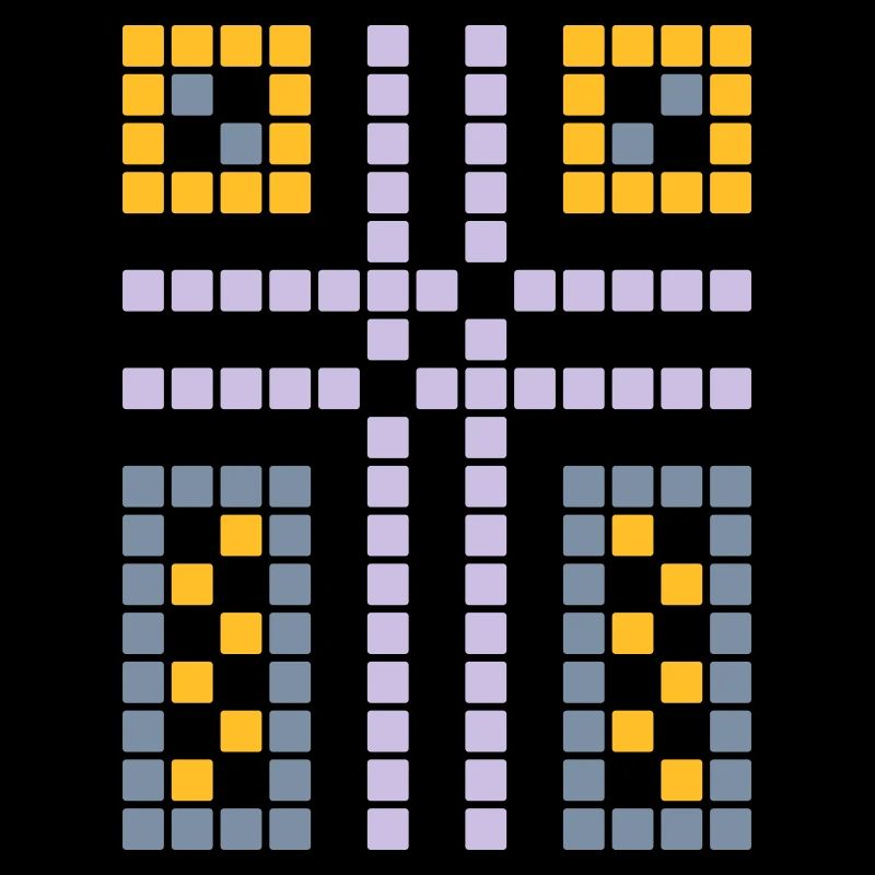 Cross Pattern Graphic - Vector