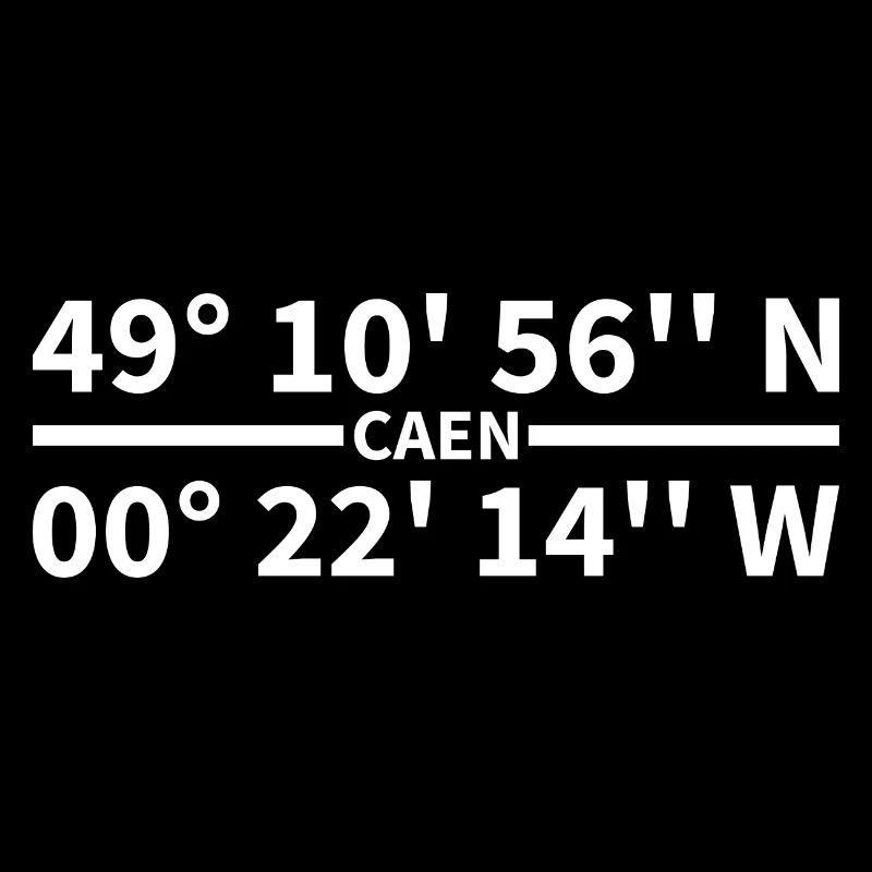 Coordonnées de Caen