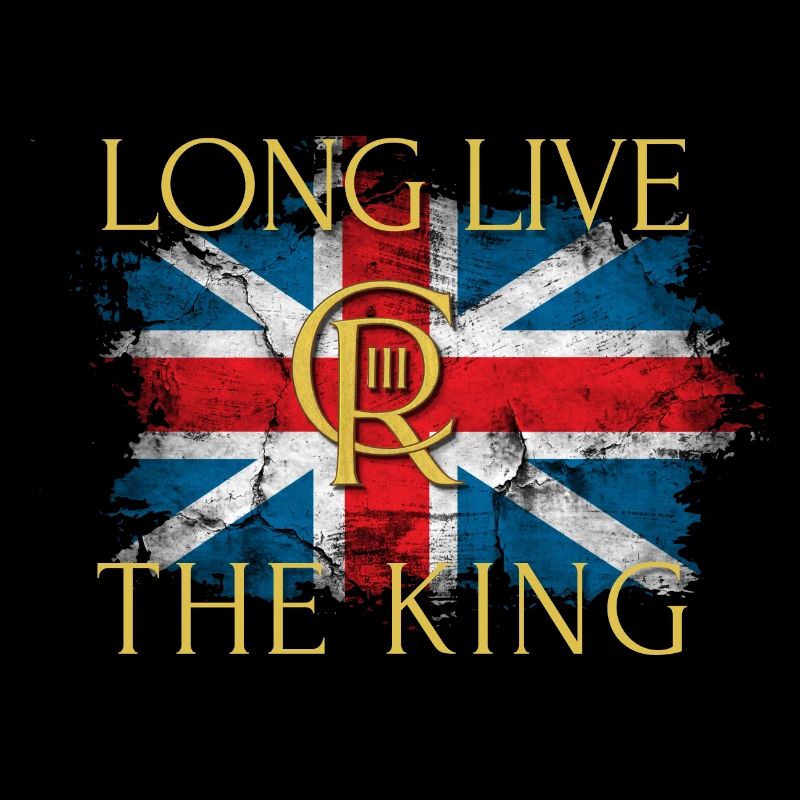 British King Coronation Charles England Flag