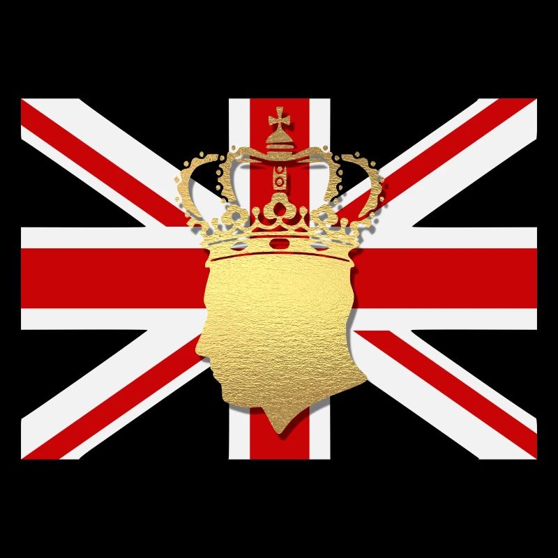 Couronnement du roi britannique Charles Angleterre Drapeau