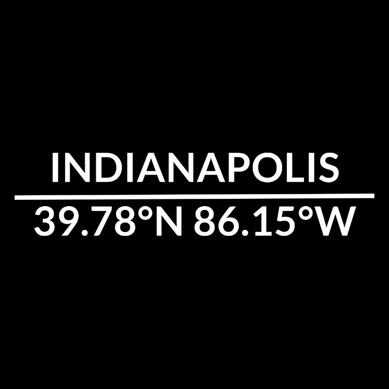 Indianapolis, Indiana, USA Coordinates