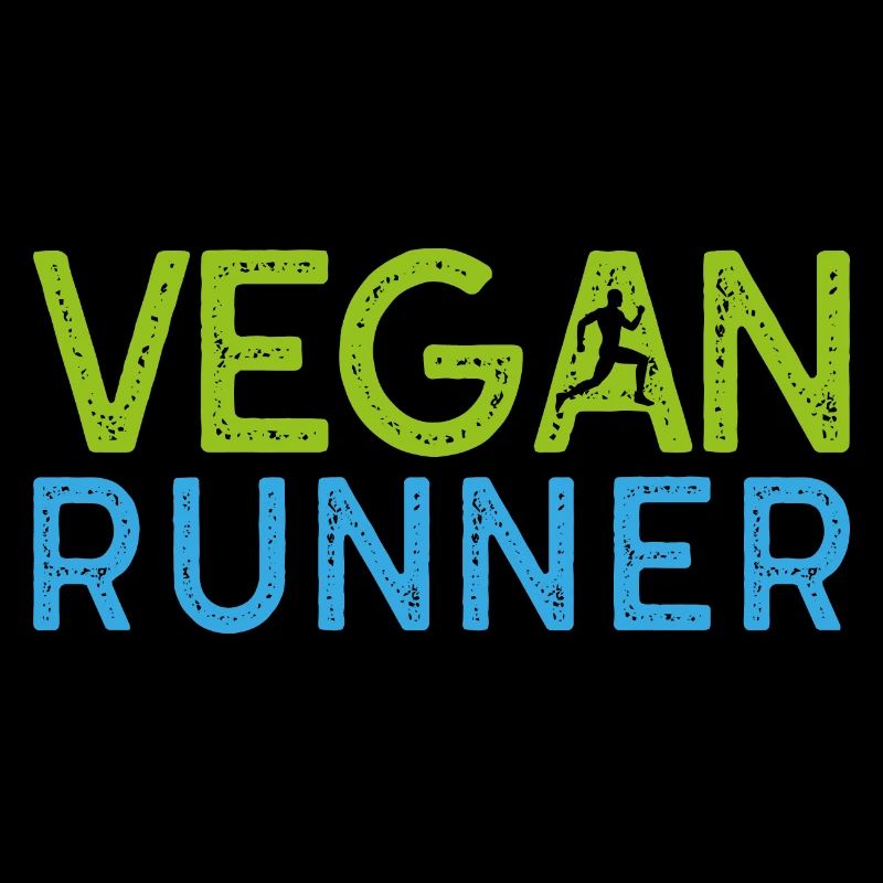 Vegan runner Geschenk Pflanzen Spruch