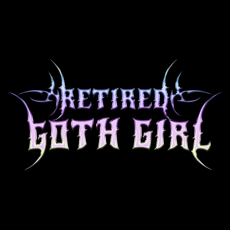 Retired Goth Girl! Gothic Emo Mädchen