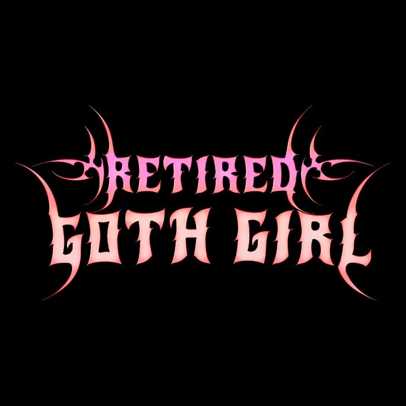 Retired Goth Girl! Gothic Emo Mädchen