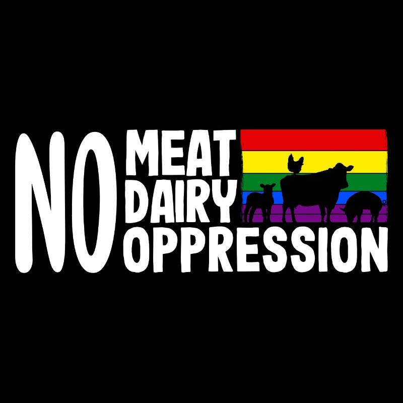 Pas de viande, pas de produits laitiers, pas d’oppression