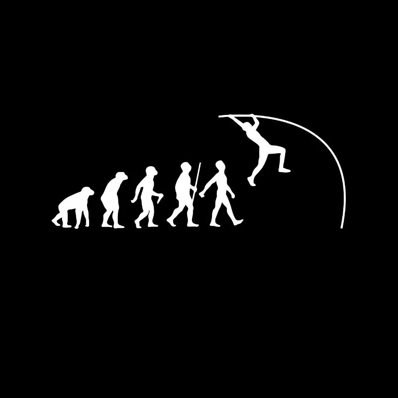 Cool conception de saut à la perche, saut à la perche