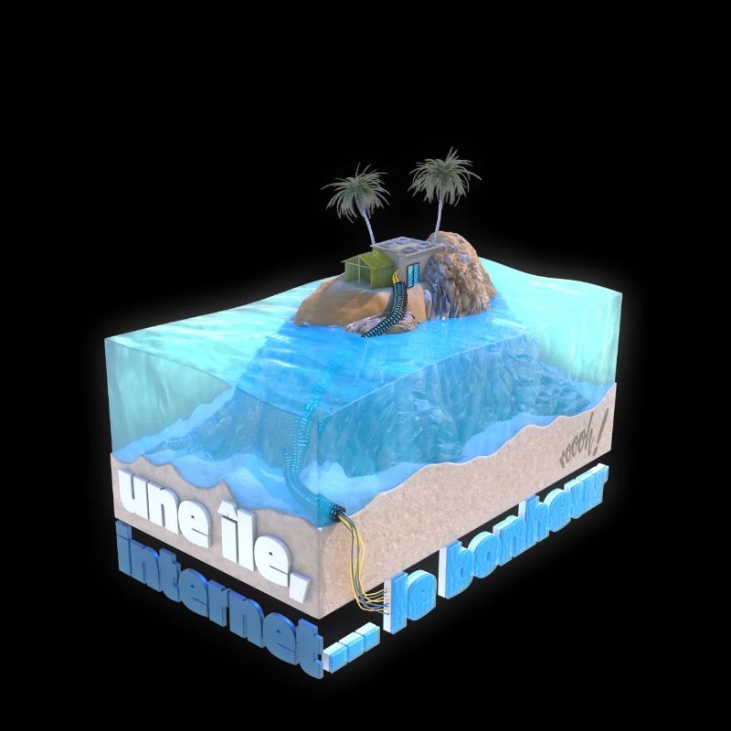 Une île, internet ... le bonheur !