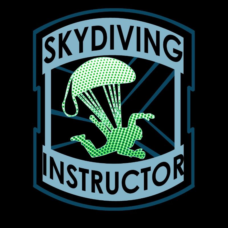 Skydiving Fallschirm Lehrer Trainer T-Shirt