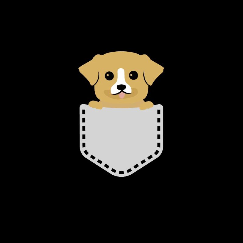 Süßer Hund in einer Tasche