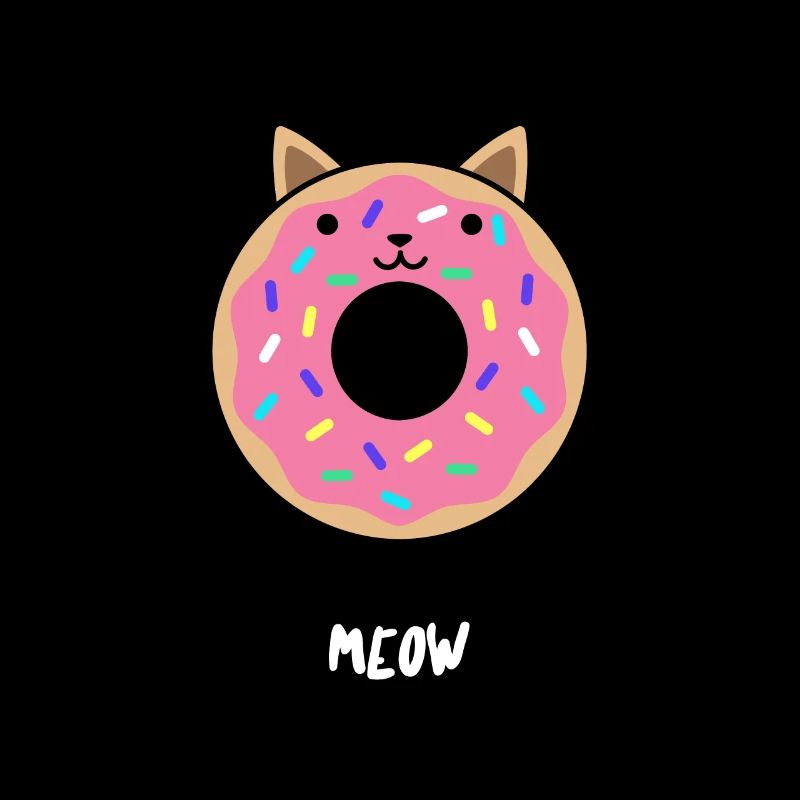 Funny Donutcat Cat Gift