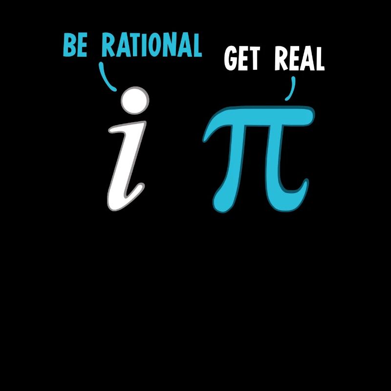 Be Rational Get Real Funny Math Joke Stats Pun