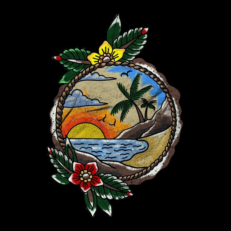 Colles old school Beach Strand Geschenk