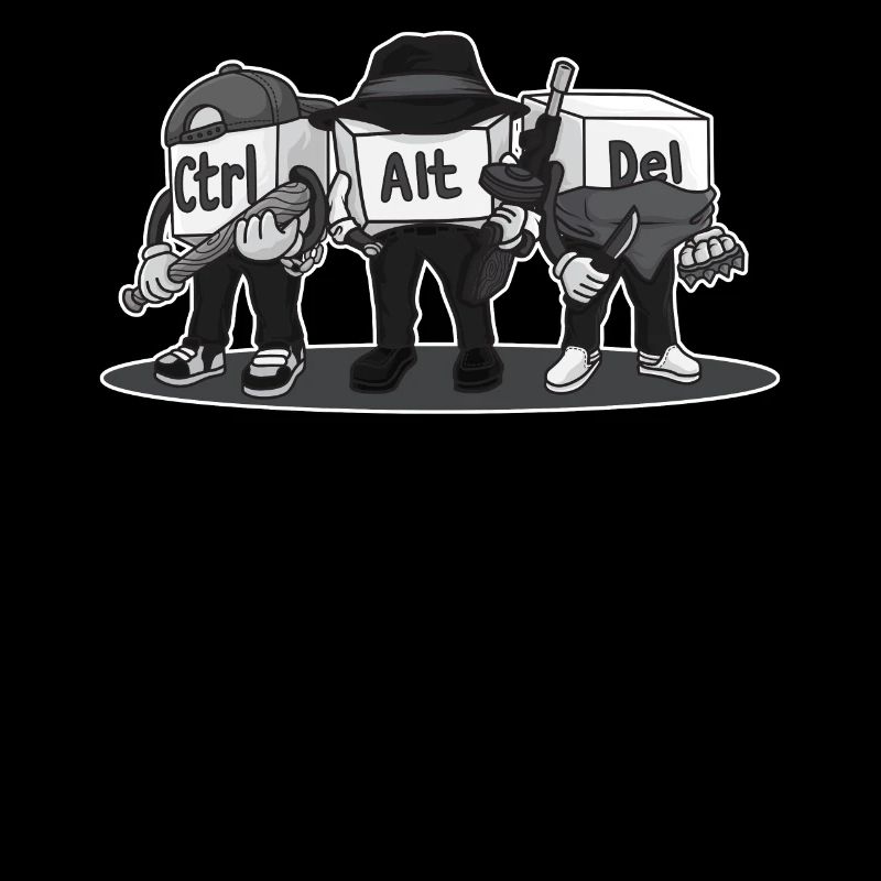 Ctrl Alt Del Computer Admin Nerd Geek Computer Scientist