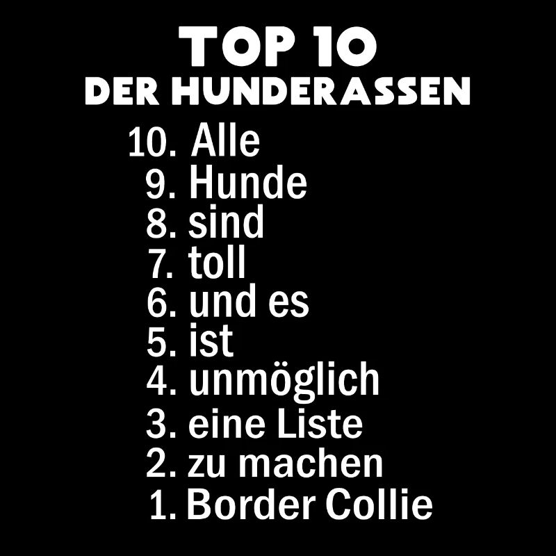 Border Collie Geschenkidee Shirts