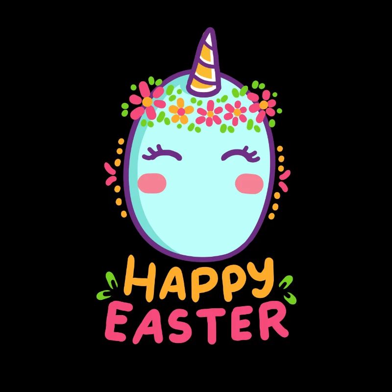 Unicorn - Unicorns - Gift - Happy Easter