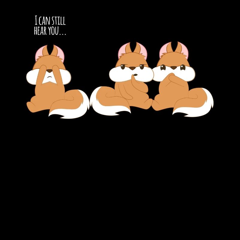 Squirrel Eichkätzchen - Speak no evil