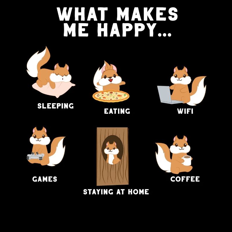 Eichhörnchen - Introvert - Eichkätzchen - Geschenk