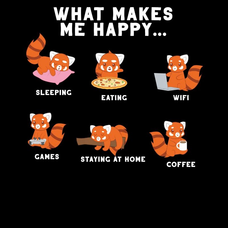 Red Panda - Cat Bear - Introvert - Nerd - Geek