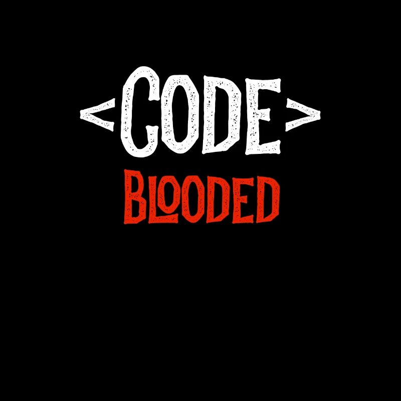Entwickler-Shirt - Code Blooded - Coding Coder
