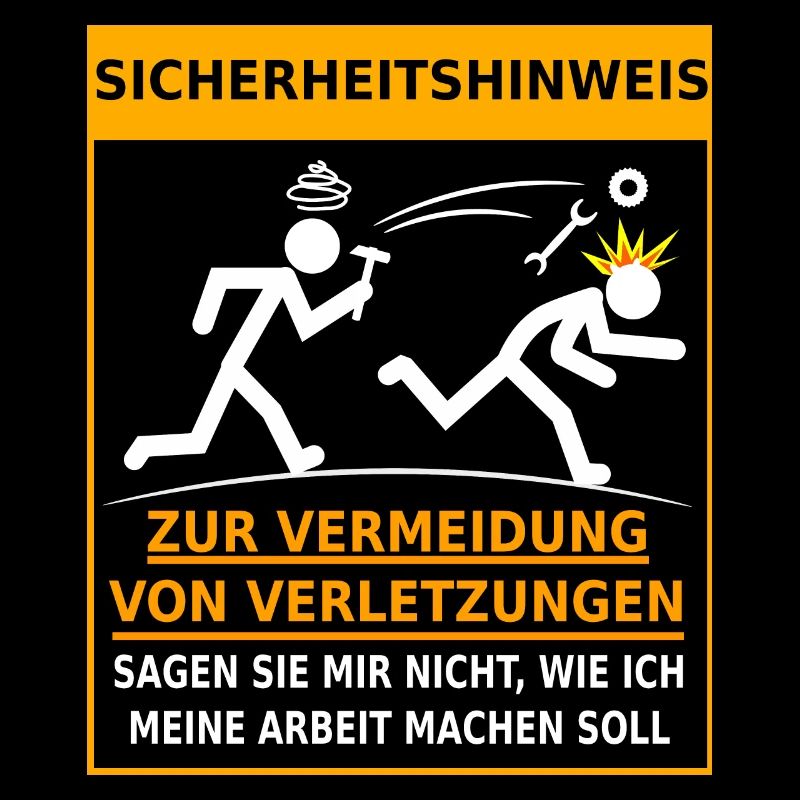 Sicherheitshinweis Arbeitsunfall Betriebsunfall