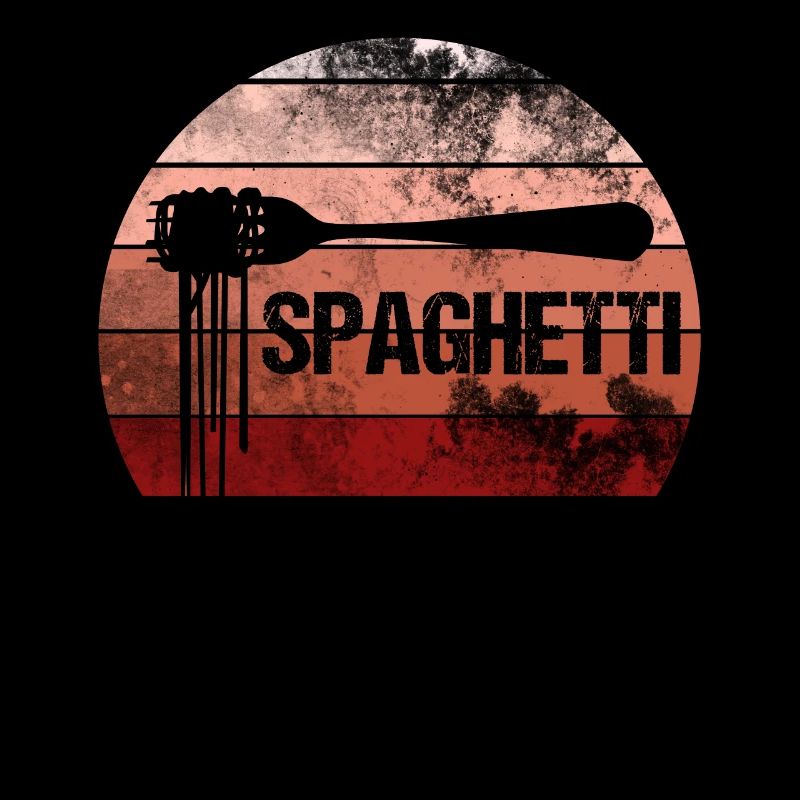 Gabel Spaghetti Retro