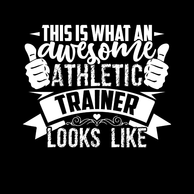 Awesome Athletic Trainer sieht aus wie