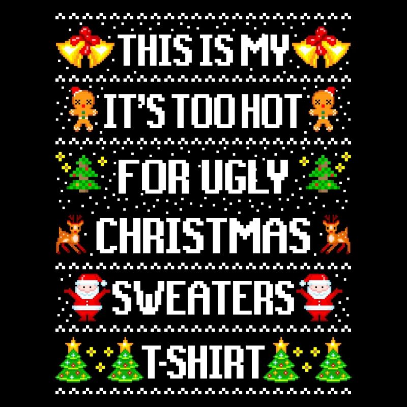 Hässlicher Pullover mit Weihnachtshumor