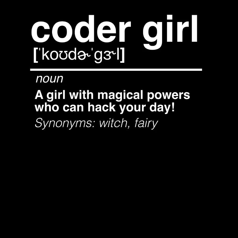 Coder Girl Software Entwickler Engineer Geschenk