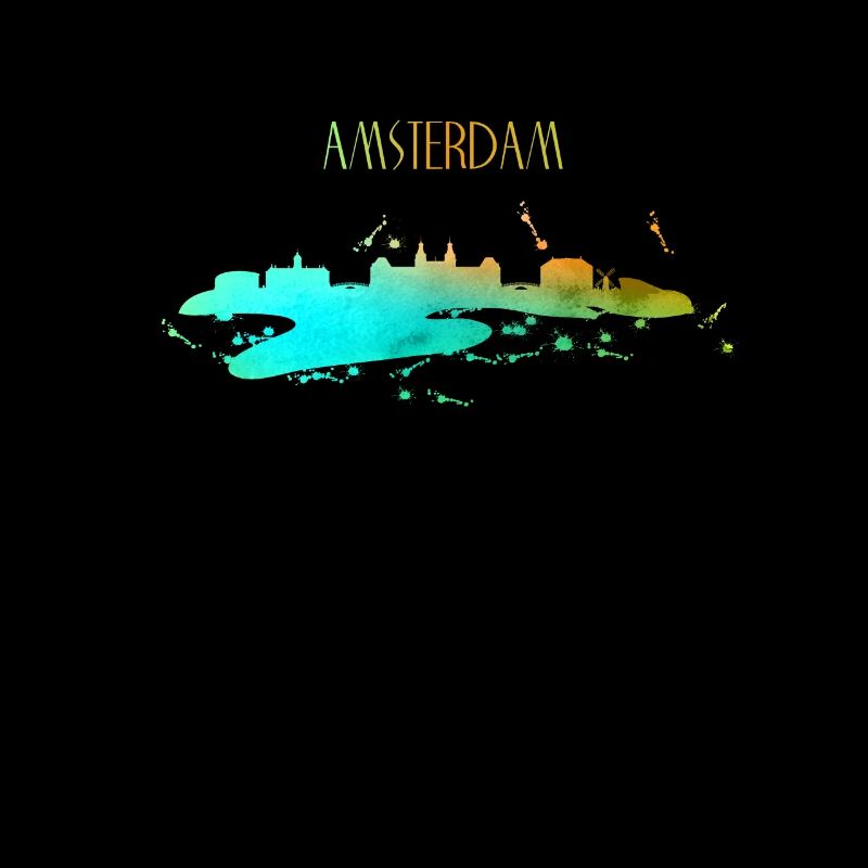 Amsterdam Skyline Art