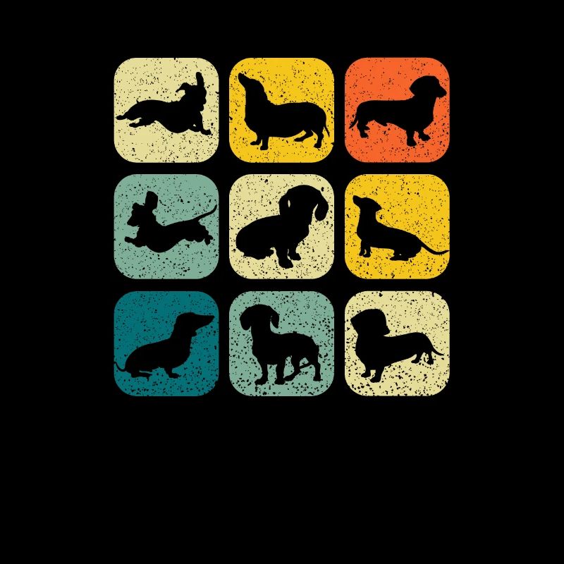 Teckel Dachshund Retro Edition 9