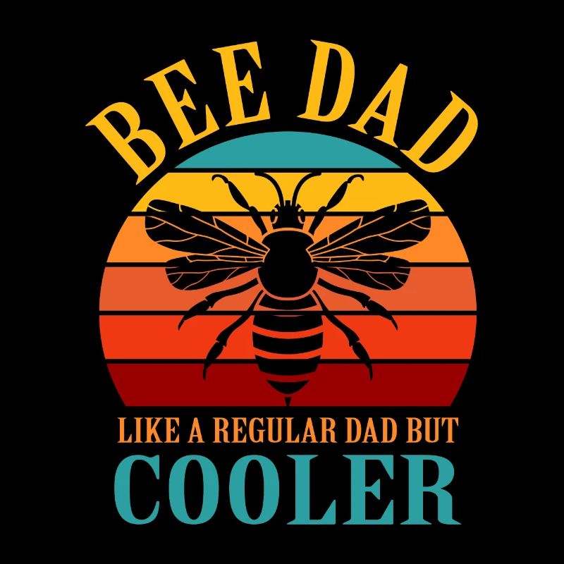 Bee Dad Funny Beekeeper Fun Pun Bee Whisperer