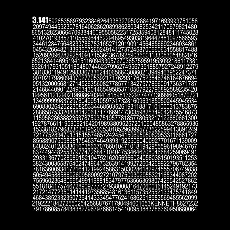 Maths drôle Maths Geek Pi Maxwell