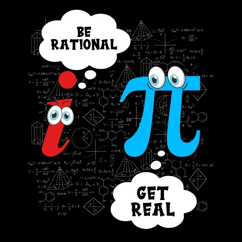 Funny Be Rational Get Real Math Pun Statistiken