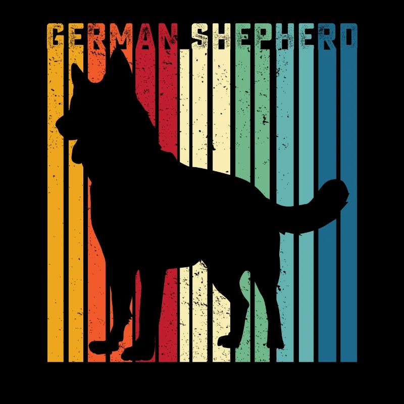 German Shepherd Shirt Retro German Shepherd T Shir