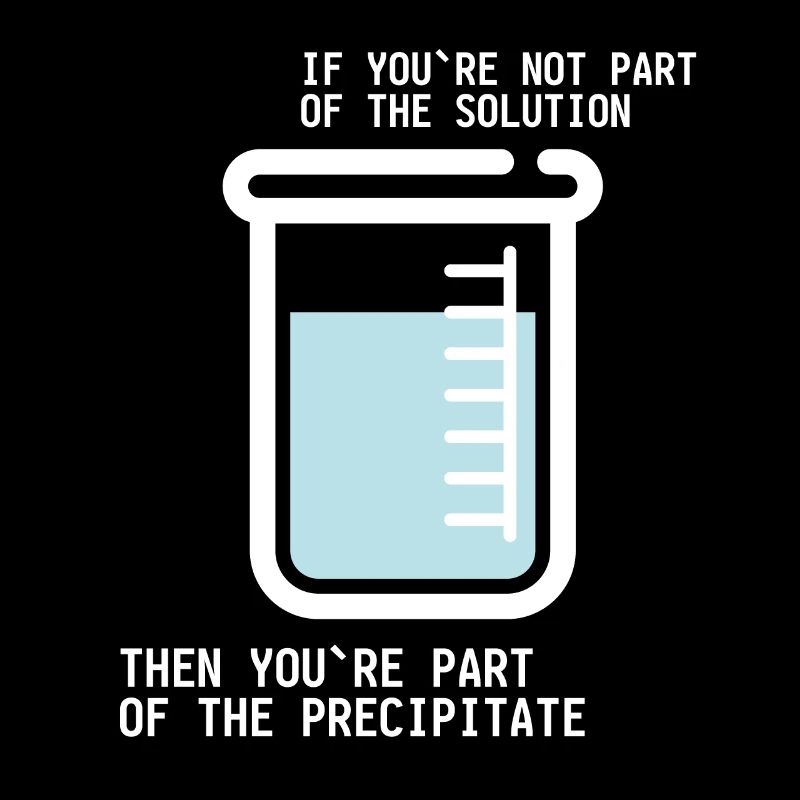 Solution chimiste chimie cadeau science