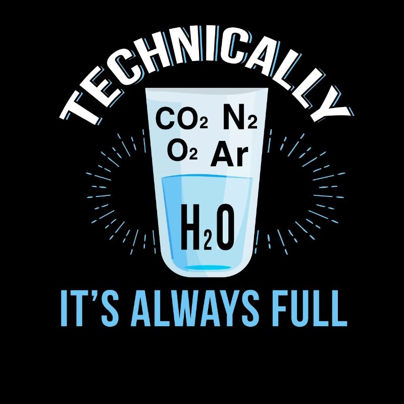 Technisch ist das Glas immer voll