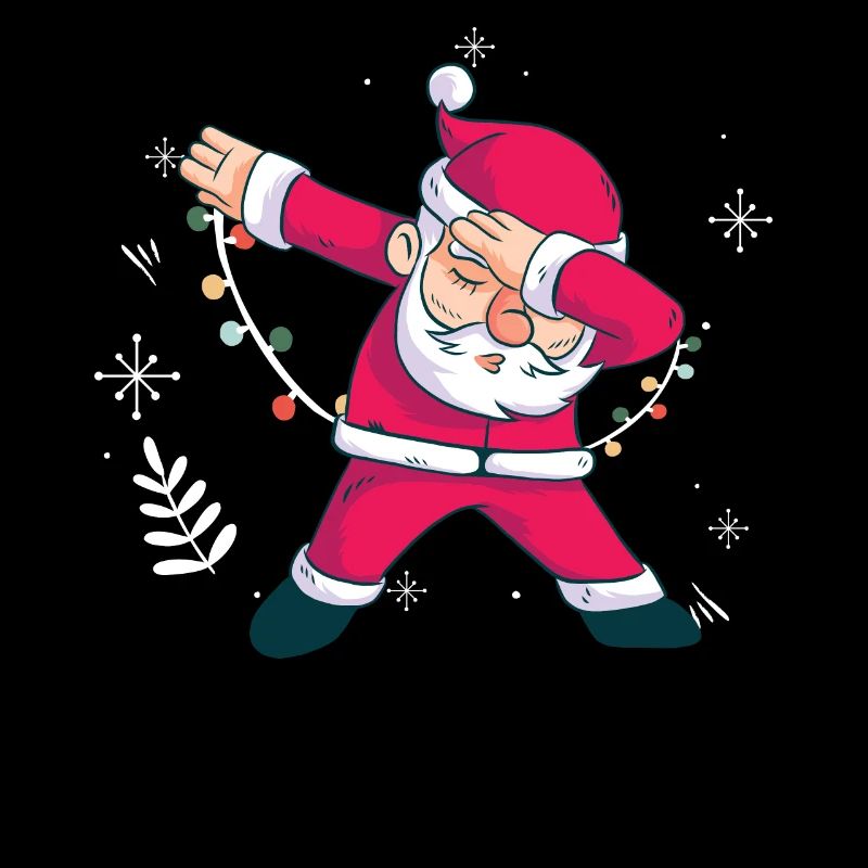 Dabbing Santa Claus Dancer Christmas Dancing
