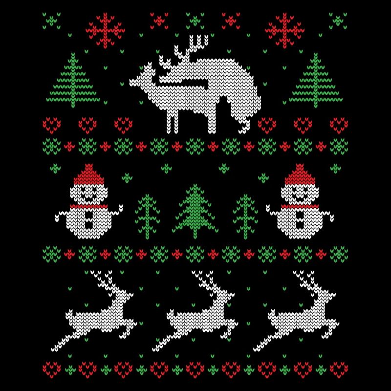 Joy Deer hässlicher Weihnachtspullover