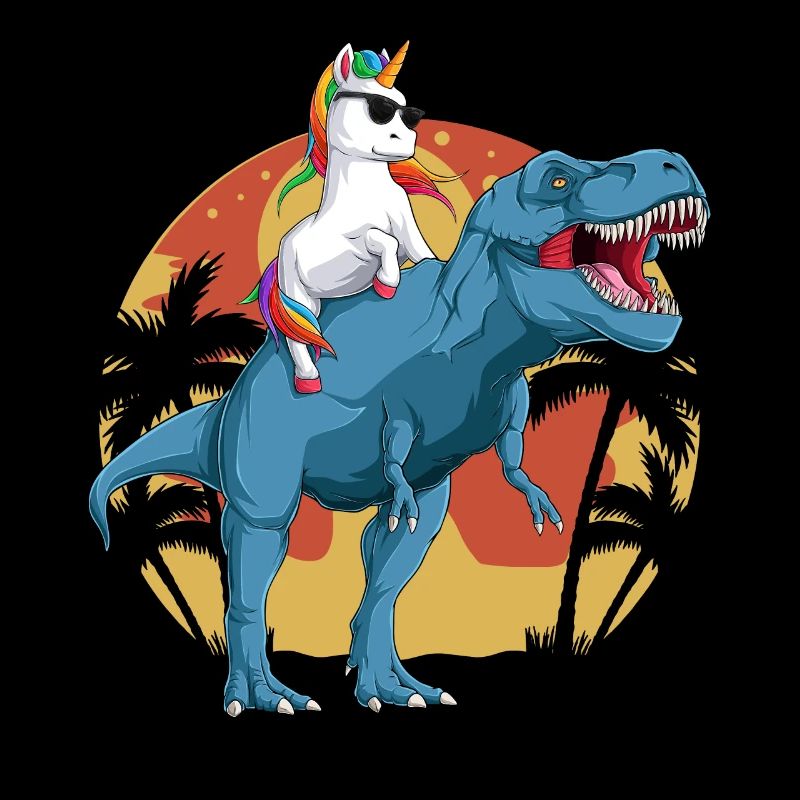 Einhorn T Rex Geschenk Dinosaurier Junge Mädchen