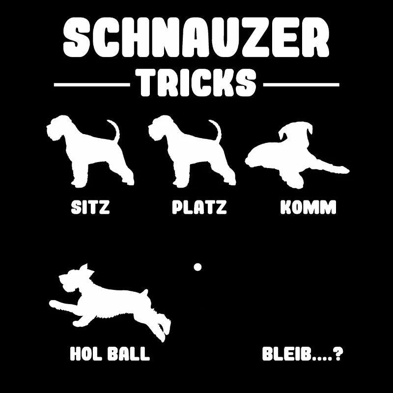 Drôle de propriétaire de chien Schnauzer schnauzer géant schnauzer