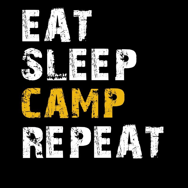 manger le camp de sommeil répéter